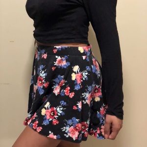 Floral Skater Skirt